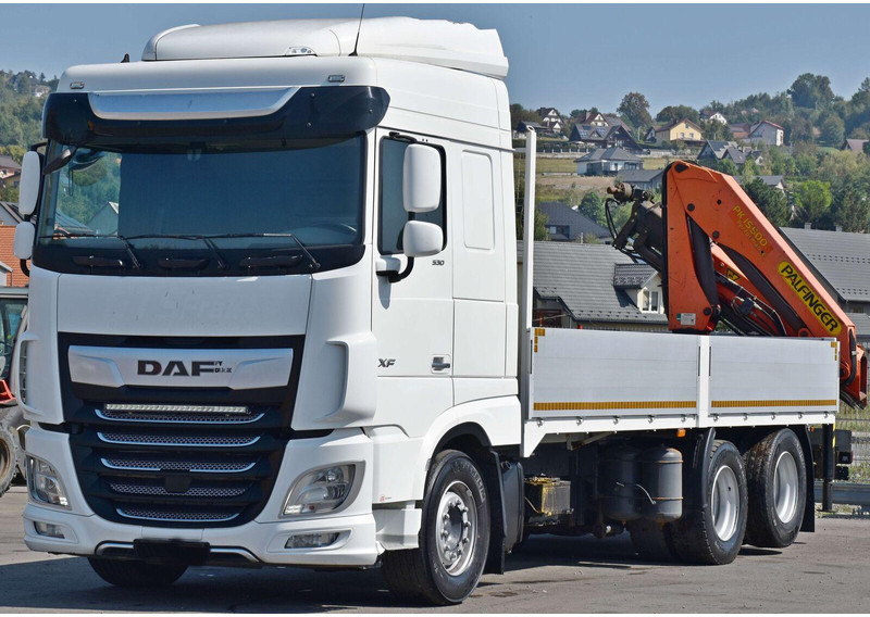 DAF XF 530 Pritsche 6,30 m + PK 15500 * TOPZUSTAND - Autocarro con pianale/ Cassone fisso, Camion con gru: foto 4 DAF XF 530 Pritsche 6,30 m + PK 15500 * TOPZUSTAND - Autocarro con pianale/ Cassone fisso, Camion con gru: foto 4