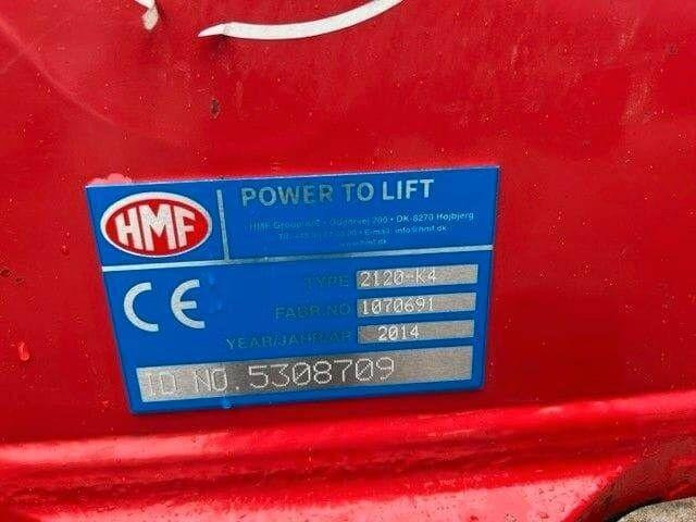 HMF 2120 K4 2014 CRANE KRAN REMOTE CONTROL - Gru per autocarro per Camion: foto 3 HMF 2120 K4 2014 CRANE KRAN REMOTE CONTROL - Gru per autocarro per Camion: foto 3