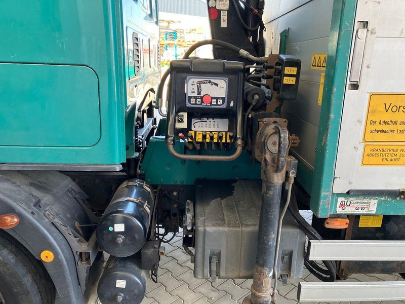 Autocarro con pianale/ Cassone fisso, Camion con gru Iveco 120E25 M122 KRAN RETARDER 2xAHK KLIMA: foto 7