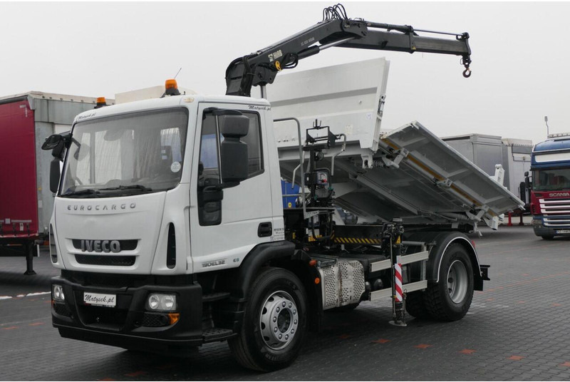 Iveco 19 - 320 KM / E 6 / Wywrotka + HDS / HYDROBURTA / 3 STRONNY KIPP - Autocarro ribaltabile, Camion con gru: foto 2 Iveco 19 - 320 KM / E 6 / Wywrotka + HDS / HYDROBURTA / 3 STRONNY KIPP - Autocarro ribaltabile, Camion con gru: foto 2