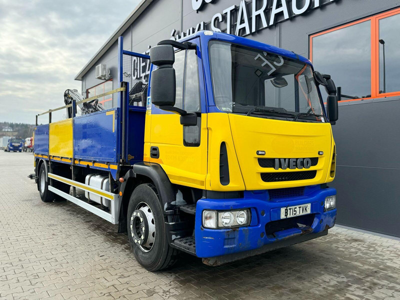 Iveco EuroCargo 180E25 - Autocarro con pianale/ Cassone fisso, Camion con gru: foto 2 Iveco EuroCargo 180E25 - Autocarro con pianale/ Cassone fisso, Camion con gru: foto 2