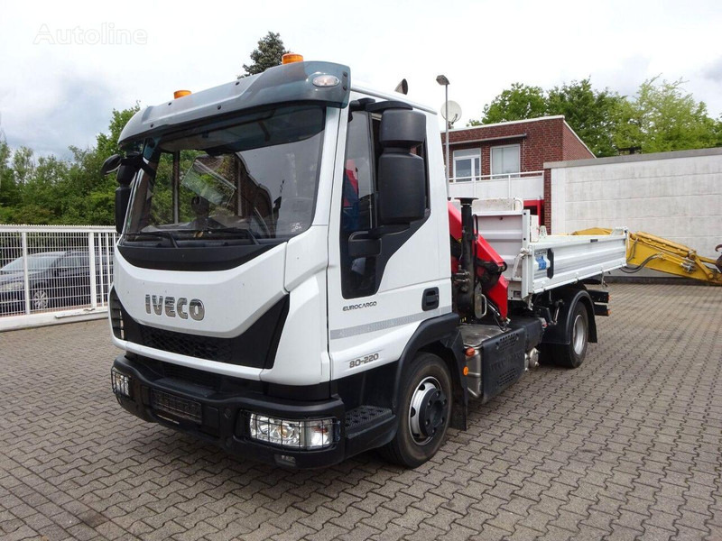 Iveco Eurocargo 80-220 Tipper + crane - Autocarro ribaltabile, Camion con gru: foto 4 Iveco Eurocargo 80-220 Tipper + crane - Autocarro ribaltabile, Camion con gru: foto 4