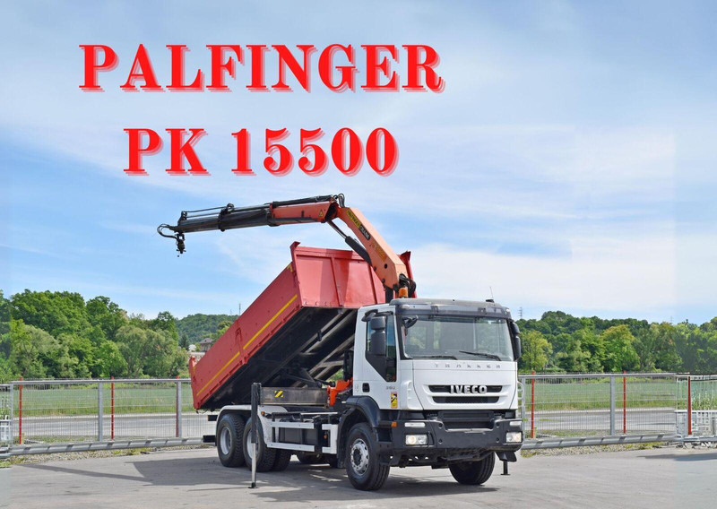 Iveco TRAKKER 360 * KIPPER 5,60 m * PK 15500 + FUNK * 6x4 - Autocarro ribaltabile, Camion con gru: foto 1 Iveco TRAKKER 360 * KIPPER 5,60 m * PK 15500 + FUNK * 6x4 - Autocarro ribaltabile, Camion con gru: foto 1