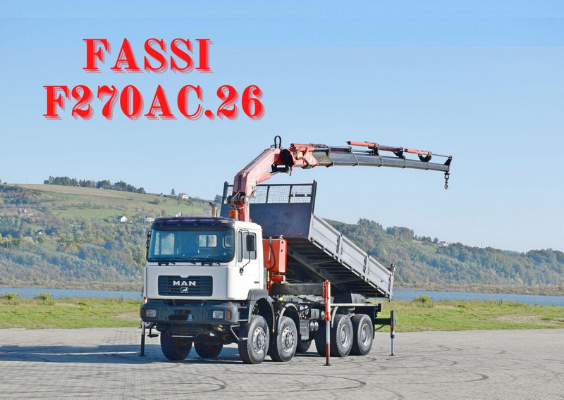 MAN 41.460 *FASSI F270AC.26 * 8x8 ! TOPZUSTAND - Autocarro ribaltabile, Camion con gru: foto 1 MAN 41.460 *FASSI F270AC.26 * 8x8 ! TOPZUSTAND - Autocarro ribaltabile, Camion con gru: foto 1
