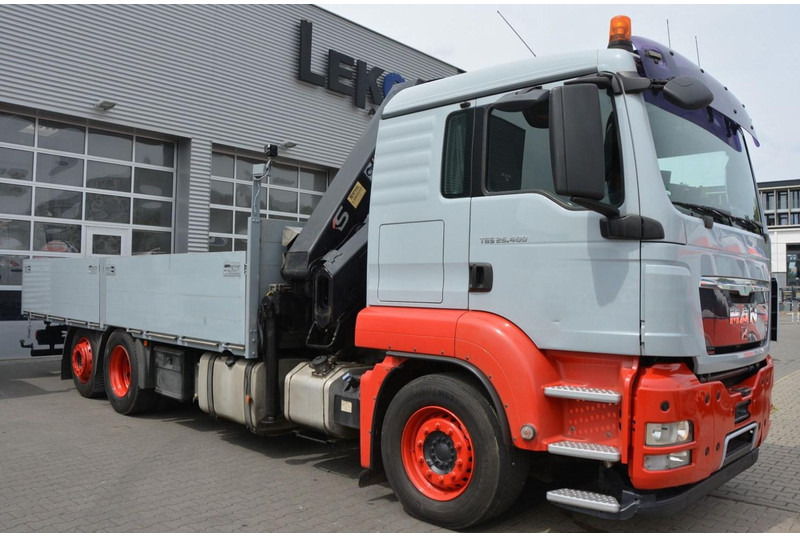 MAN 6,4 m Flatbed + Crane HIAB 211EP 6X2 KRAN HIAB 211EP 6.5m Container Pr - Autocarro con pianale/ Cassone fisso, Camion con gru: foto 2 MAN 6,4 m Flatbed + Crane HIAB 211EP 6X2 KRAN HIAB 211EP 6.5m Container Pr - Autocarro con pianale/ Cassone fisso, Camion con gru: foto 2