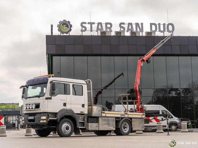 MAN TGM 13.290 4x4 FASSI F40B22 Crane Camper DOKA - Autocarro con pianale/ Cassone fisso, Camion con gru: foto 4 MAN TGM 13.290 4x4 FASSI F40B22 Crane Camper DOKA - Autocarro con pianale/ Cassone fisso, Camion con gru: foto 4