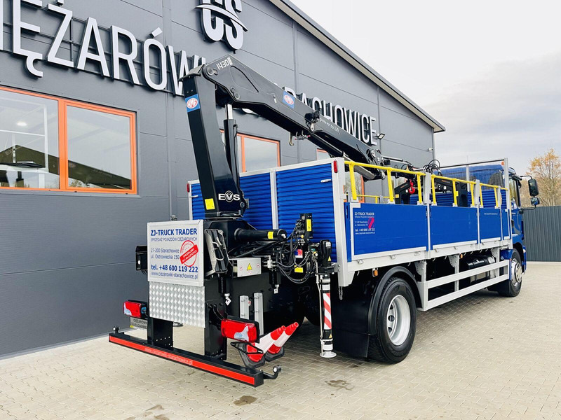 Autocarro con pianale/ Cassone fisso, Camion con gru MAN TGM 18.250: foto 11