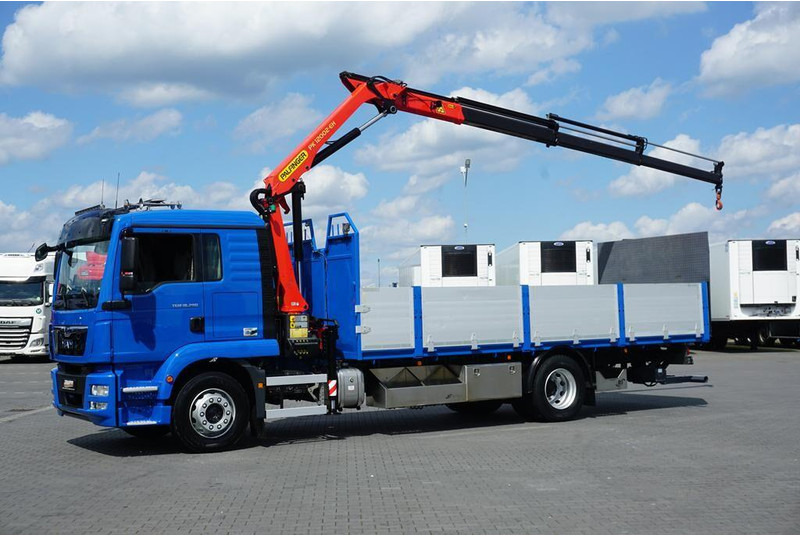 MAN TGM / 18.290 / SKRZYNIOWY + HDS + WINDA / PALFINGER PK 12002 / - Autocarro con pianale/ Cassone fisso, Camion con gru: foto 3 MAN TGM / 18.290 / SKRZYNIOWY + HDS + WINDA / PALFINGER PK 12002 / - Autocarro con pianale/ Cassone fisso, Camion con gru: foto 3