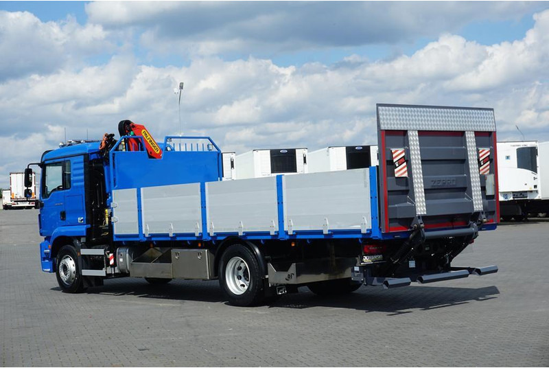 MAN TGM / 18.290 / SKRZYNIOWY + HDS + WINDA / PALFINGER PK 12002 / - Autocarro con pianale/ Cassone fisso, Camion con gru: foto 5 MAN TGM / 18.290 / SKRZYNIOWY + HDS + WINDA / PALFINGER PK 12002 / - Autocarro con pianale/ Cassone fisso, Camion con gru: foto 5