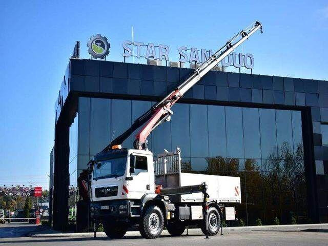 MAN TGM 18.340 4x4 PALFINGER PK 18002 CRANE WINCH - Autocarro con pianale/ Cassone fisso, Camion con gru: foto 1 MAN TGM 18.340 4x4 PALFINGER PK 18002 CRANE WINCH - Autocarro con pianale/ Cassone fisso, Camion con gru: foto 1