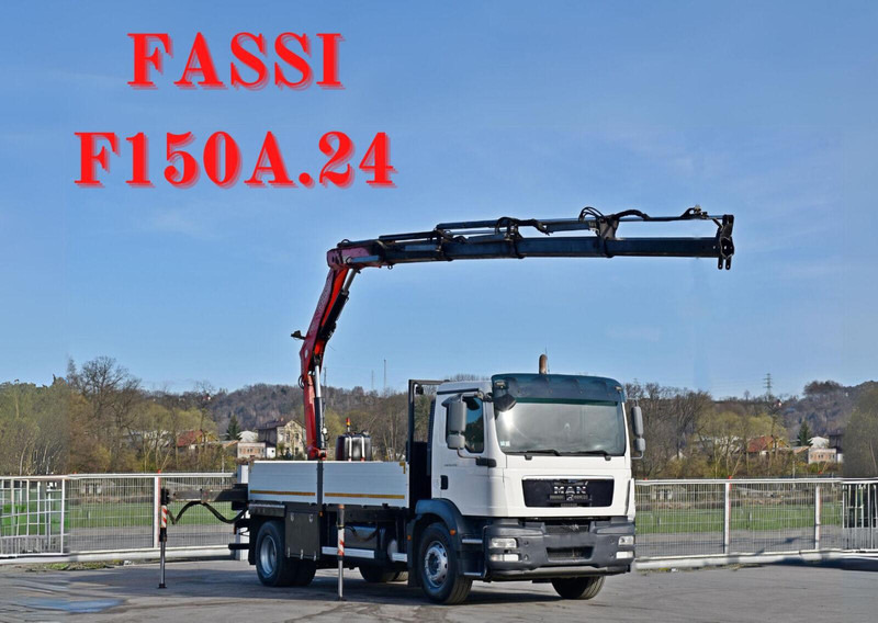 MAN TGM 18.340* PRITSCHE 5,50m* KRAN /FUNK - Autocarro con pianale/ Cassone fisso, Camion con gru: foto 1 MAN TGM 18.340* PRITSCHE 5,50m* KRAN /FUNK - Autocarro con pianale/ Cassone fisso, Camion con gru: foto 1