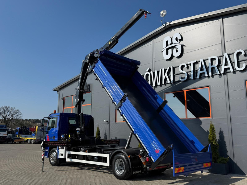 MAN TGM TGL 15.250 / E6 / wywrotka 3-S + HMF żuraw z pilotem / H - Autocarro ribaltabile, Camion con gru: foto 3 MAN TGM TGL 15.250 / E6 / wywrotka 3-S + HMF żuraw z pilotem / H - Autocarro ribaltabile, Camion con gru: foto 3