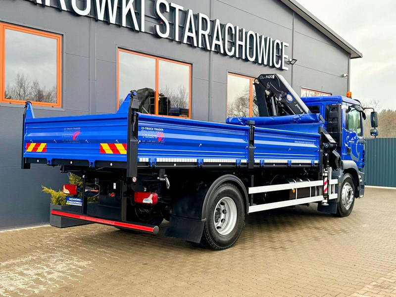 Autocarro ribaltabile, Camion con gru MAN TGM TGL TGS 18.250 // wywrotka 3-S + HDS HMF 1420 - K2 // bu: foto 5 Autocarro ribaltabile, Camion con gru MAN TGM TGL TGS 18.250 // wywrotka 3-S + HDS HMF 1420 - K2 // bu: foto 5