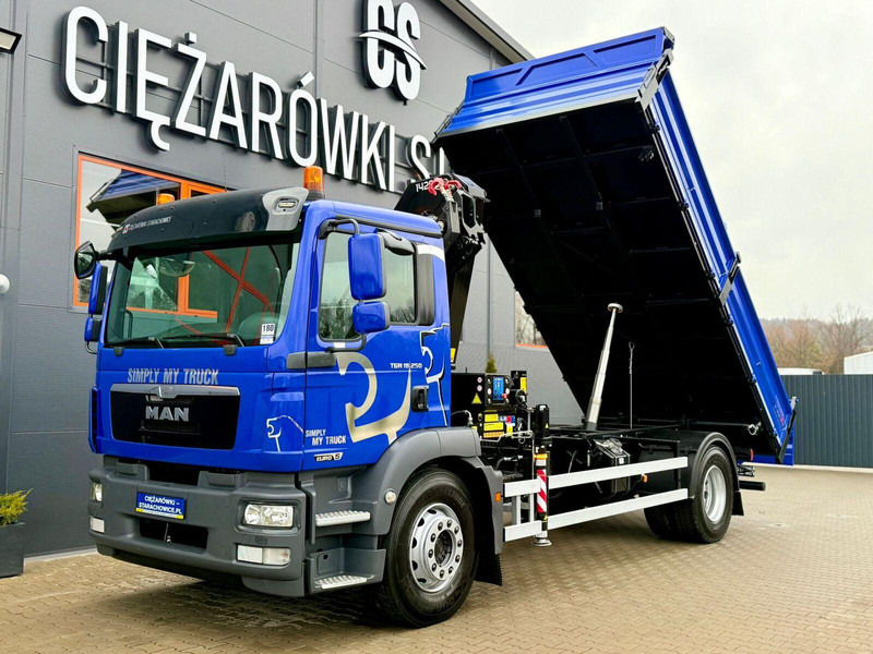 Autocarro ribaltabile, Camion con gru MAN TGM TGL TGS 18.250 // wywrotka 3-S + HDS HMF 1420 - K2 // bu: foto 18 Autocarro ribaltabile, Camion con gru MAN TGM TGL TGS 18.250 // wywrotka 3-S + HDS HMF 1420 - K2 // bu: foto 18