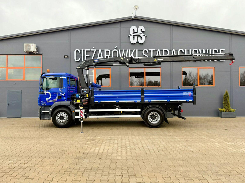 Autocarro ribaltabile, Camion con gru MAN TGM TGL TGS 18.250 // wywrotka 3-S + HDS HMF 1420 - K2 // bu: foto 11 Autocarro ribaltabile, Camion con gru MAN TGM TGL TGS 18.250 // wywrotka 3-S + HDS HMF 1420 - K2 // bu: foto 11