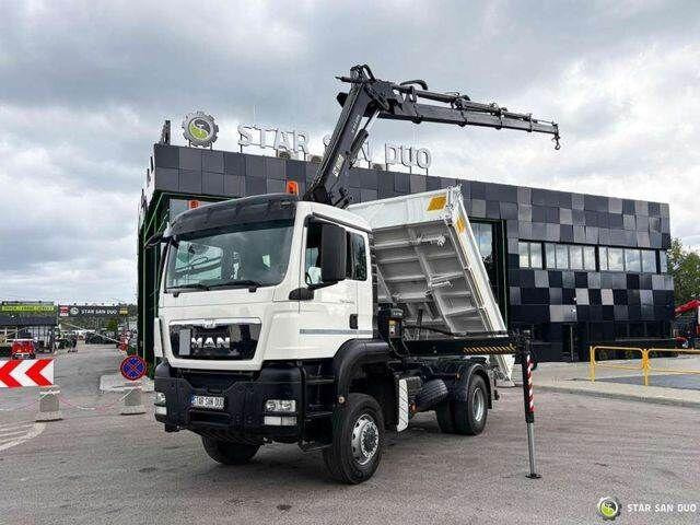 MAN TGS 18.360 4x4 HIAB 144 E-4 Crane Kipper - Autocarro ribaltabile, Camion con gru: foto 1 MAN TGS 18.360 4x4 HIAB 144 E-4 Crane Kipper - Autocarro ribaltabile, Camion con gru: foto 1