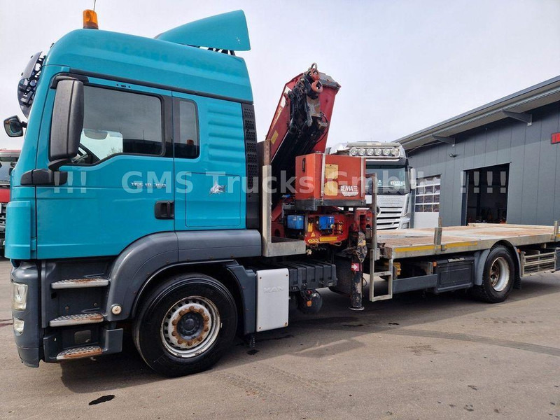 MAN TGS 18.360 Platform Crane HMF 2820 - Autocarro con pianale/ Cassone fisso, Camion con gru: foto 5 MAN TGS 18.360 Platform Crane HMF 2820 - Autocarro con pianale/ Cassone fisso, Camion con gru: foto 5