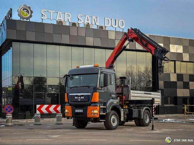 MAN TGS 18.480 PALFINGER PK 16502 HDS Crane,Kipper - Autocarro ribaltabile, Camion con gru: foto 5 MAN TGS 18.480 PALFINGER PK 16502 HDS Crane,Kipper - Autocarro ribaltabile, Camion con gru: foto 5