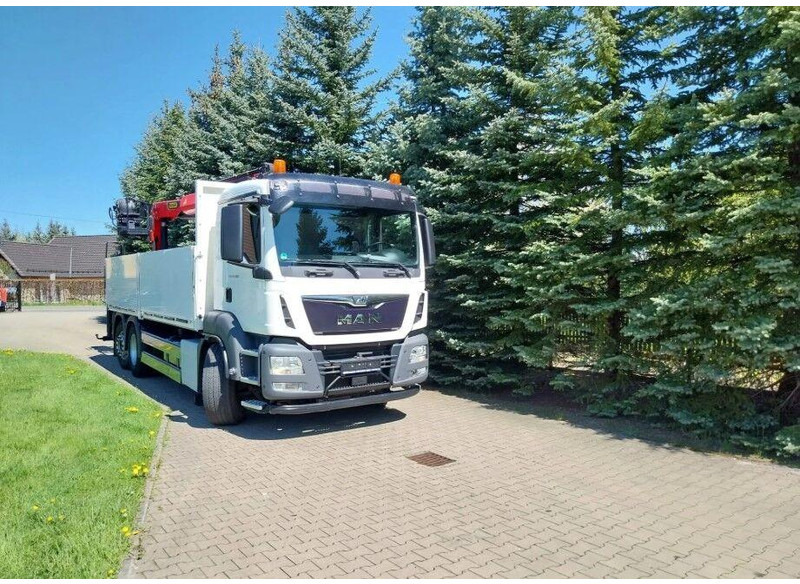 MAN TGS 26.400 Flatbed + Crane Palfinger PK 23001L - Autocarro con pianale/ Cassone fisso, Camion con gru: foto 5 MAN TGS 26.400 Flatbed + Crane Palfinger PK 23001L - Autocarro con pianale/ Cassone fisso, Camion con gru: foto 5