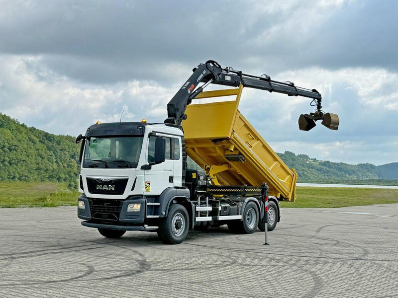 MAN TGS 26.400 * HIAB X-HIDUO 188 E-3 + FUNK * 6x4 - Autocarro ribaltabile, Camion con gru: foto 2 MAN TGS 26.400 * HIAB X-HIDUO 188 E-3 + FUNK * 6x4 - Autocarro ribaltabile, Camion con gru: foto 2
