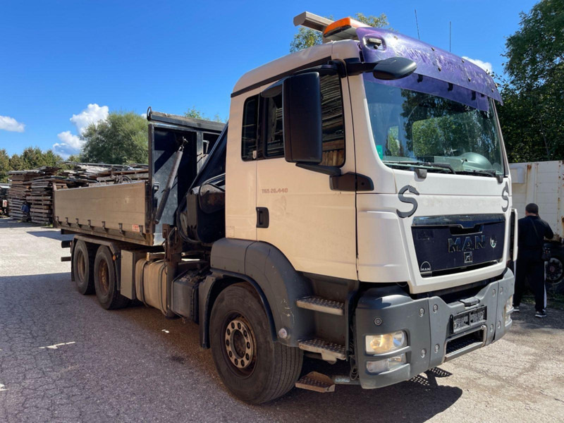 MAN TGS 26.440 6x4 Tipper + Crane Hiab 220 - 5 + RC - Autocarro ribaltabile, Camion con gru: foto 1 MAN TGS 26.440 6x4 Tipper + Crane Hiab 220 - 5 + RC - Autocarro ribaltabile, Camion con gru: foto 1