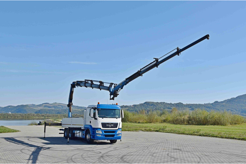MAN TGS 26.480 * PK 27002 + JIB PJ060 + FUNK / 6x4 - Autocarro con pianale/ Cassone fisso, Camion con gru: foto 2 MAN TGS 26.480 * PK 27002 + JIB PJ060 + FUNK / 6x4 - Autocarro con pianale/ Cassone fisso, Camion con gru: foto 2