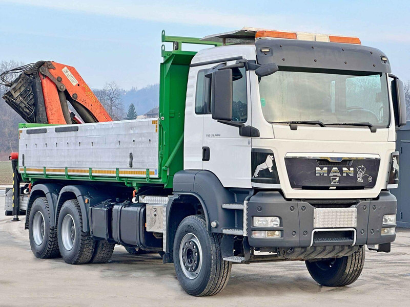 MAN TGS 33.480 - Autocarro ribaltabile, Camion con gru: foto 3 MAN TGS 33.480 - Autocarro ribaltabile, Camion con gru: foto 3