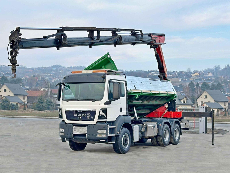 MAN TGS 33.480 - Autocarro ribaltabile, Camion con gru: foto 2 MAN TGS 33.480 - Autocarro ribaltabile, Camion con gru: foto 2