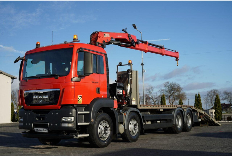 MAN TGS 35.360 / 8x2-4 / LAWETA + HDS HIAB 166 E-2 / 4 OSIOWY / NAJ - Carro attrezzi: foto 1 MAN TGS 35.360 / 8x2-4 / LAWETA + HDS HIAB 166 E-2 / 4 OSIOWY / NAJ - Carro attrezzi: foto 1