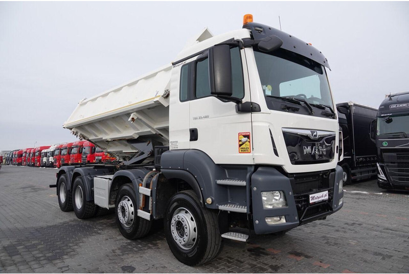 Autocarro ribaltabile MAN TGS 35.480 / 8x4 / WYWROTKA / BORDMATIC / HYDROBURTA / OPONY 100: foto 14 Autocarro ribaltabile MAN TGS 35.480 / 8x4 / WYWROTKA / BORDMATIC / HYDROBURTA / OPONY 100: foto 14