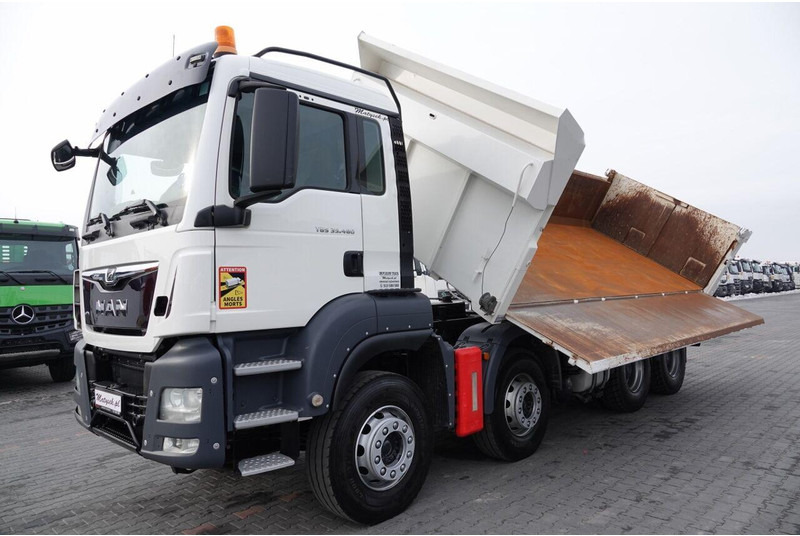 Autocarro ribaltabile MAN TGS 35.480 / 8x4 / WYWROTKA / BORDMATIC / HYDROBURTA / OPONY 100: foto 9 Autocarro ribaltabile MAN TGS 35.480 / 8x4 / WYWROTKA / BORDMATIC / HYDROBURTA / OPONY 100: foto 9