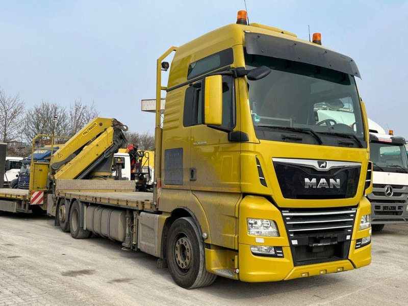MAN TGX 26.500 6x2 Crane Palfinger PK 53002-SHC - Autocarro con pianale/ Cassone fisso, Camion con gru: foto 1 MAN TGX 26.500 6x2 Crane Palfinger PK 53002-SHC - Autocarro con pianale/ Cassone fisso, Camion con gru: foto 1