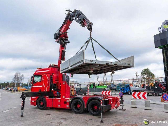 MAN TGX 28.500 6x2 HMF 5020K-RC Fly Jib Crane - Autocarro con pianale/ Cassone fisso, Camion con gru: foto 5 MAN TGX 28.500 6x2 HMF 5020K-RC Fly Jib Crane - Autocarro con pianale/ Cassone fisso, Camion con gru: foto 5