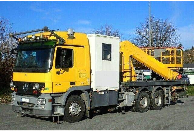 Mercedes-Benz 3344 SRT SCHÖRLING Road Rail Railway Zweiweg - Piattaforma autocarrata: foto 3 Mercedes-Benz 3344 SRT SCHÖRLING Road Rail Railway Zweiweg - Piattaforma autocarrata: foto 3