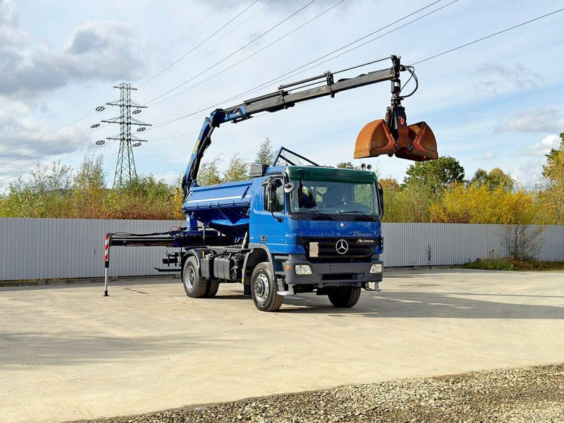 Mercedes-Benz ACTROS 1841 * PK 10501 + FUNK * TOP * 4x4 - Autocarro ribaltabile, Camion con gru: foto 4 Mercedes-Benz ACTROS 1841 * PK 10501 + FUNK * TOP * 4x4 - Autocarro ribaltabile, Camion con gru: foto 4