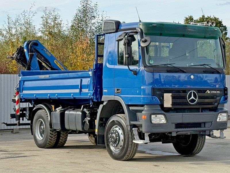Mercedes-Benz ACTROS 1841 * PK 10501 + FUNK * TOP * 4x4 - Autocarro ribaltabile, Camion con gru: foto 3 Mercedes-Benz ACTROS 1841 * PK 10501 + FUNK * TOP * 4x4 - Autocarro ribaltabile, Camion con gru: foto 3