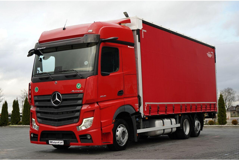 Mercedes-Benz ACTROS / 2545 / SOLÓWKA / 6x2 / I-PARK COOL / BIG SPACE / WIELT - Camion centinato: foto 1 Mercedes-Benz ACTROS / 2545 / SOLÓWKA / 6x2 / I-PARK COOL / BIG SPACE / WIELT - Camion centinato: foto 1