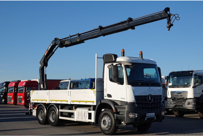 Mercedes-Benz AROCS 2633 / 6x4 / SKRZYNIOWY - 6,5 M / HDS HIAB 188 b-3 wysów: - Autocarro con pianale/ Cassone fisso, Camion con gru: foto 5 Mercedes-Benz AROCS 2633 / 6x4 / SKRZYNIOWY - 6,5 M / HDS HIAB 188 b-3 wysów: - Autocarro con pianale/ Cassone fisso, Camion con gru: foto 5