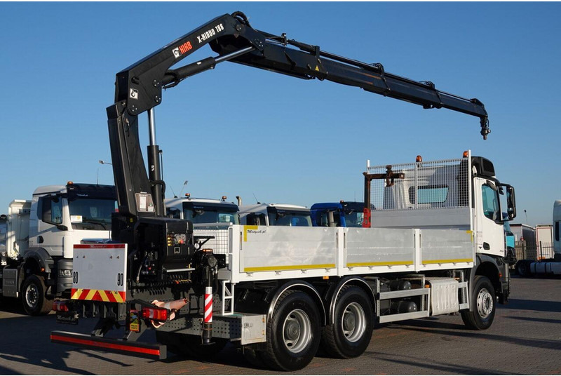 Mercedes-Benz AROCS 2633 / 6x4 / SKRZYNIOWY - 6,5 M / HDS HIAB 188 b-3 wysów: - Autocarro con pianale/ Cassone fisso, Camion con gru: foto 4 Mercedes-Benz AROCS 2633 / 6x4 / SKRZYNIOWY - 6,5 M / HDS HIAB 188 b-3 wysów: - Autocarro con pianale/ Cassone fisso, Camion con gru: foto 4