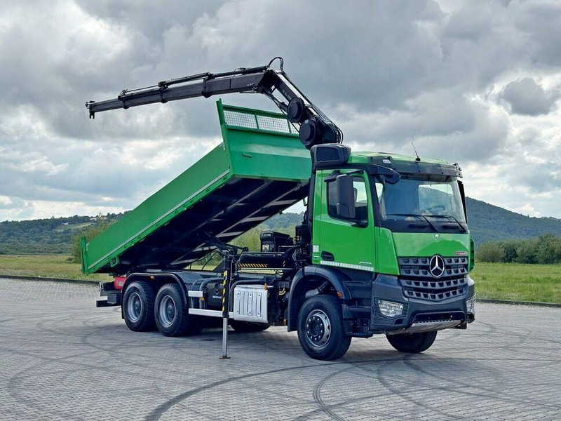 Mercedes-Benz AROCS 2636 * HIAB 122 ES - 3 HIPRO * 6x4 - Autocarro ribaltabile, Camion con gru: foto 2 Mercedes-Benz AROCS 2636 * HIAB 122 ES - 3 HIPRO * 6x4 - Autocarro ribaltabile, Camion con gru: foto 2