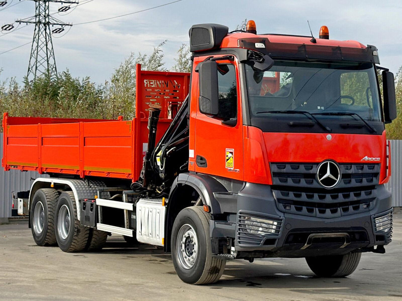 Mercedes-Benz AROCS 2640 *HIAB 144 BS - 3/FUNK + * 6x4 - Autocarro ribaltabile, Camion con gru: foto 3 Mercedes-Benz AROCS 2640 *HIAB 144 BS - 3/FUNK + * 6x4 - Autocarro ribaltabile, Camion con gru: foto 3