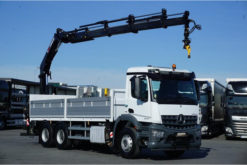 Mercedes-Benz AROCS / 2643 / 6 X 4 / SKRZYNIOWY + HDS / HIAB 228 E – 4 / WYS. - Autocarro con pianale/ Cassone fisso, Camion con gru: foto 2 Mercedes-Benz AROCS / 2643 / 6 X 4 / SKRZYNIOWY + HDS / HIAB 228 E – 4 / WYS. - Autocarro con pianale/ Cassone fisso, Camion con gru: foto 2