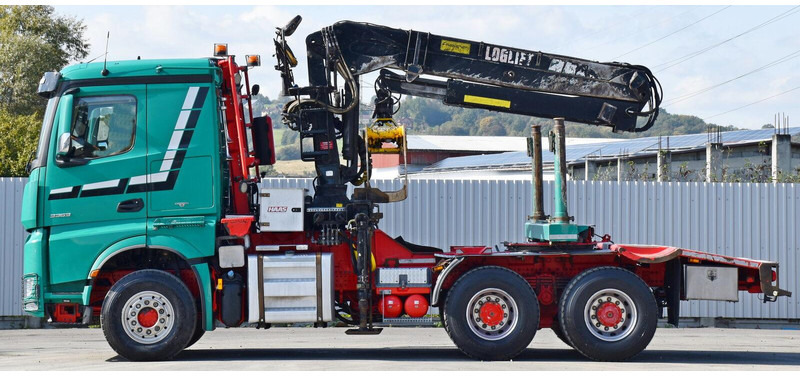Mercedes-Benz AROCS 3363 *HOLZTRANSPORTER * LOGLIFT 251S /6x4 - Camion trasporto legname, Camion con gru: foto 5 Mercedes-Benz AROCS 3363 *HOLZTRANSPORTER * LOGLIFT 251S /6x4 - Camion trasporto legname, Camion con gru: foto 5