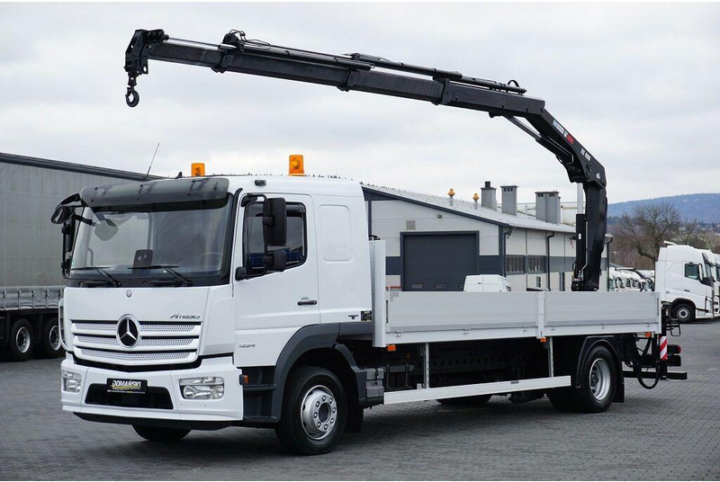Mercedes-Benz ATEGO / 1224 / ACC / SKRZYNIOWY + HDS / HIAB 099 B - 3 DUO - Autocarro con pianale/ Cassone fisso, Camion con gru: foto 2 Mercedes-Benz ATEGO / 1224 / ACC / SKRZYNIOWY + HDS / HIAB 099 B - 3 DUO - Autocarro con pianale/ Cassone fisso, Camion con gru: foto 2