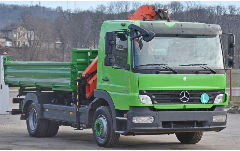 Mercedes-Benz ATEGO 1224 - Autocarro ribaltabile, Camion con gru: foto 4 Mercedes-Benz ATEGO 1224 - Autocarro ribaltabile, Camion con gru: foto 4
