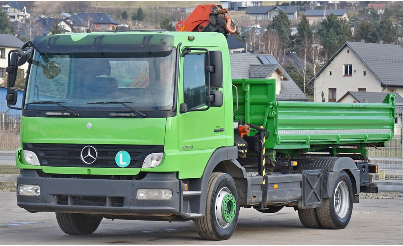 Mercedes-Benz ATEGO 1224 - Autocarro ribaltabile, Camion con gru: foto 5 Mercedes-Benz ATEGO 1224 - Autocarro ribaltabile, Camion con gru: foto 5