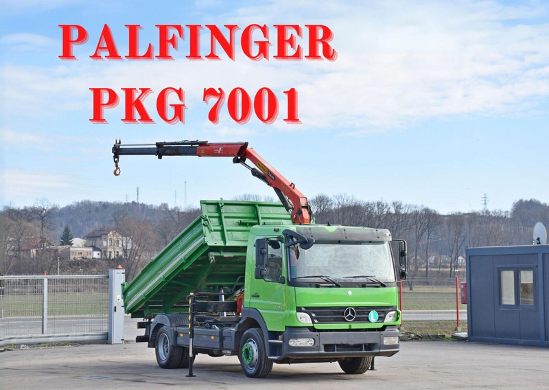 Mercedes-Benz ATEGO 1224 - Autocarro ribaltabile, Camion con gru: foto 1 Mercedes-Benz ATEGO 1224 - Autocarro ribaltabile, Camion con gru: foto 1