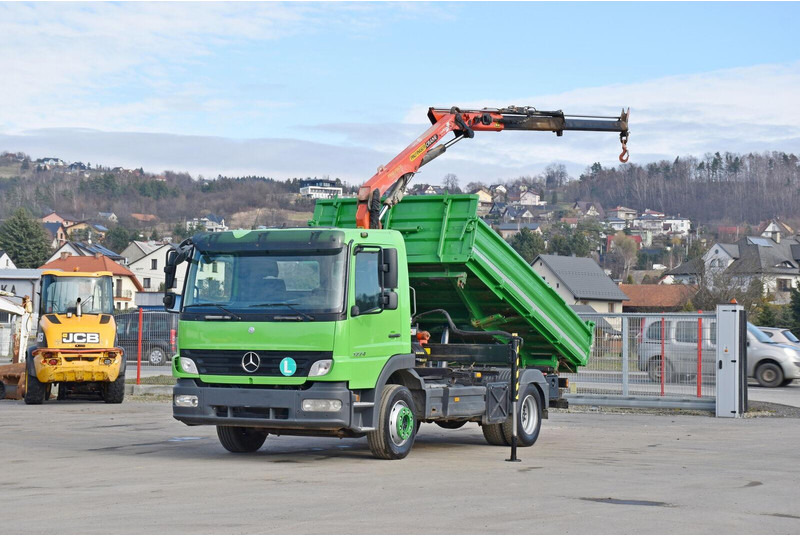 Mercedes-Benz ATEGO 1224 - Autocarro ribaltabile, Camion con gru: foto 2 Mercedes-Benz ATEGO 1224 - Autocarro ribaltabile, Camion con gru: foto 2