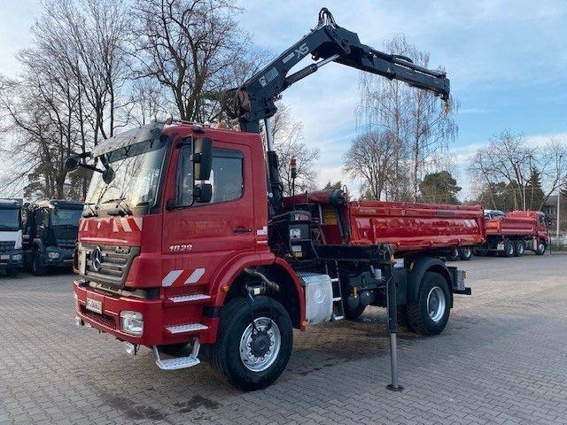 Mercedes-Benz AXOR 1829 - Autocarro ribaltabile, Camion con gru: foto 1 Mercedes-Benz AXOR 1829 - Autocarro ribaltabile, Camion con gru: foto 1