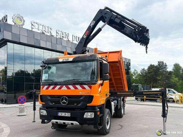Mercedes-Benz Actros 1841 AK 4x4 Hiab 288E-7 Crane Kipper - Autocarro ribaltabile, Camion con gru: foto 4 Mercedes-Benz Actros 1841 AK 4x4 Hiab 288E-7 Crane Kipper - Autocarro ribaltabile, Camion con gru: foto 4